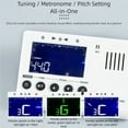 thumbnail image 6 of Professional Instrument Tuner Metronome 2 in 1 Device Featuring ±0.5 Tuning Technology, 6 of 7