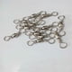 thumbnail image 4 of Wosthever Paquete de 100 rodamientos giratorios de pesca, conectores para curricán, reemplazo portátil, accesorios para aparejos de anillo de Type7 NO7, 4 of 6