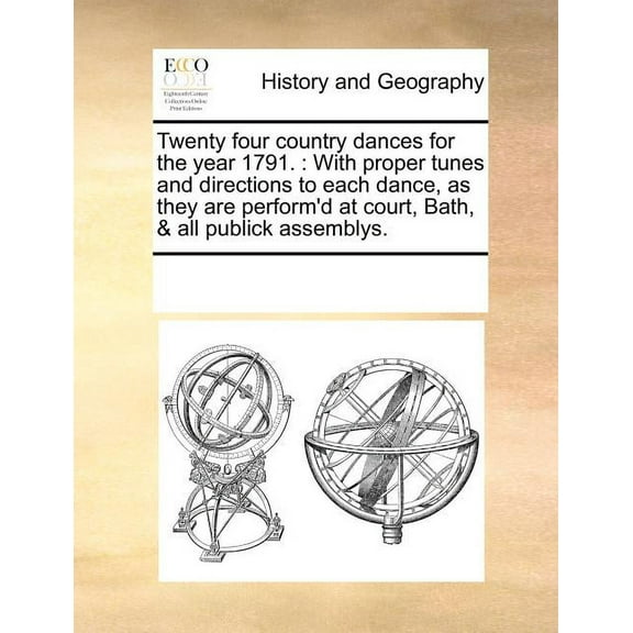 Twenty Four Country Dances for the Year 1791. (Paperback)