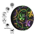 thumbnail image 5 of Bingfone Mardi Gras6 Spare Tire Cover Weatherproof Universal Wheel Protectors For Rv Camper Travel Trailer Suv Truck 17 Inch, 5 of 9