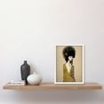 thumbnail image 2 of Golden Geisha Girl Abstract Elegant Painting Artwork Framed Wall Art Print A4, 2 of 4