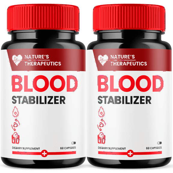 Nature's Therapeutics Blood Stabilizer Support Pills Advanced Formula Vitamin Supplement 120 Capsules