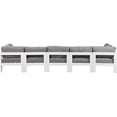 thumbnail image 3 of Meridian Furniture Nizuc Gris Canapé Modulaire d'Extérieur pour Patio, 3 of 9
