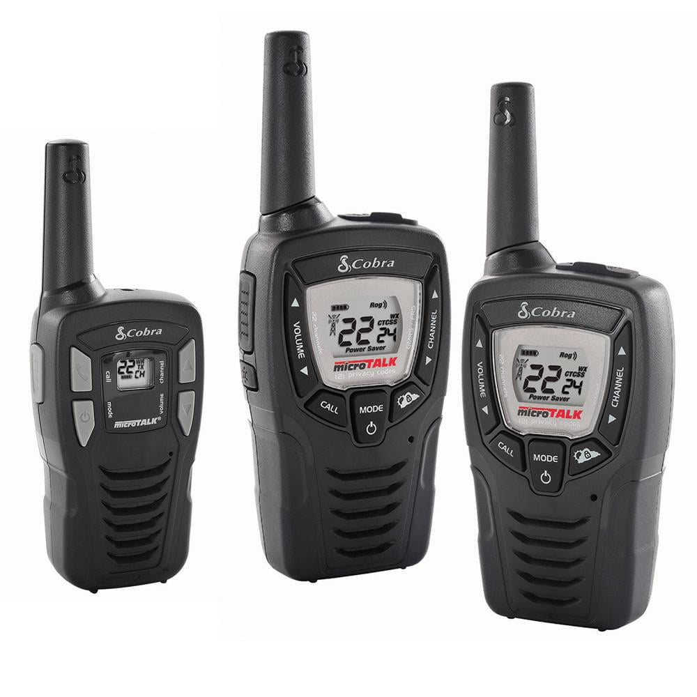 Cobra CX112 16 Mile 22 Channel FRS/GMRS Walkie Talkie Two-Way Radios 4 NEW! 