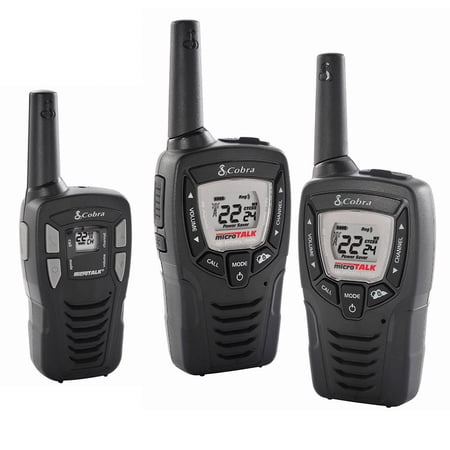 Cobra Electronics 23-Mile Range 2-Way Radio Pair Plus Bonus 16-Mile Range Radio