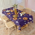 thumbnail image 3 of Halloween Cute Pumpkins and Cupcakes Rectangle Tablecloth 60"x102",Waterproof Polyester Rectangle Table Cloth, Wipeable Spillproof Polyester Tablecloth for Dining, Camping, Indoor and Outdoor, 3 of 6