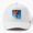 White, variant on Fly Me to Miami Baseball Cap, Florida Travel Lifestyle Statement Design, Classic Everyday Hat