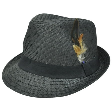 straw fedora gray homburg hat dark gangster stetson feather medium dialog displays option button additional opens zoom walmart