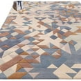 thumbnail image 4 of Geometric Hand-Tufted Wool Area Rug, 9X12, 100% New Zealand Wool Carpet, 4 of 5