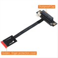 thumbnail image 3 of 270 Degree M.2 NGFF Dual Key A-E To PCI-E 4X Adapter Convert Cable, 3 of 5