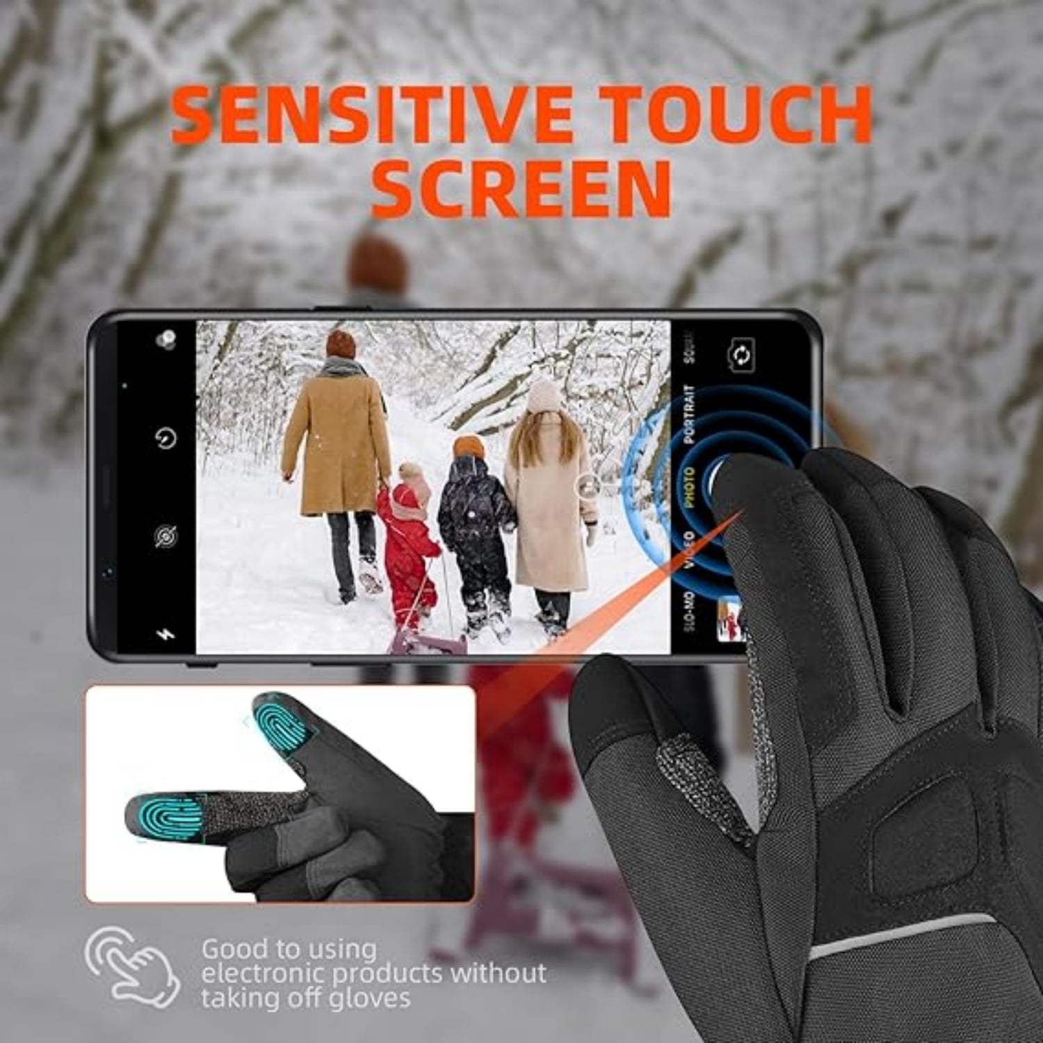 SAVIOR HEAT Heated Work Gloves for Men & Women - Durable, 149°F 360° Heating, Waterproof, Touchscreen Compatible - Ideal for Mining/Construction/Snow Removal & Skiing/Cycling/Winter Outdoor Activitie