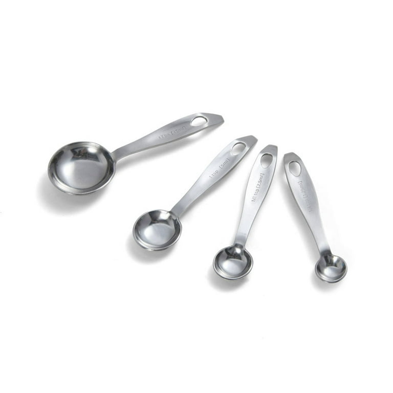 Stainless Steel 4-Piece Measuring Spoons Set - LionsDeal