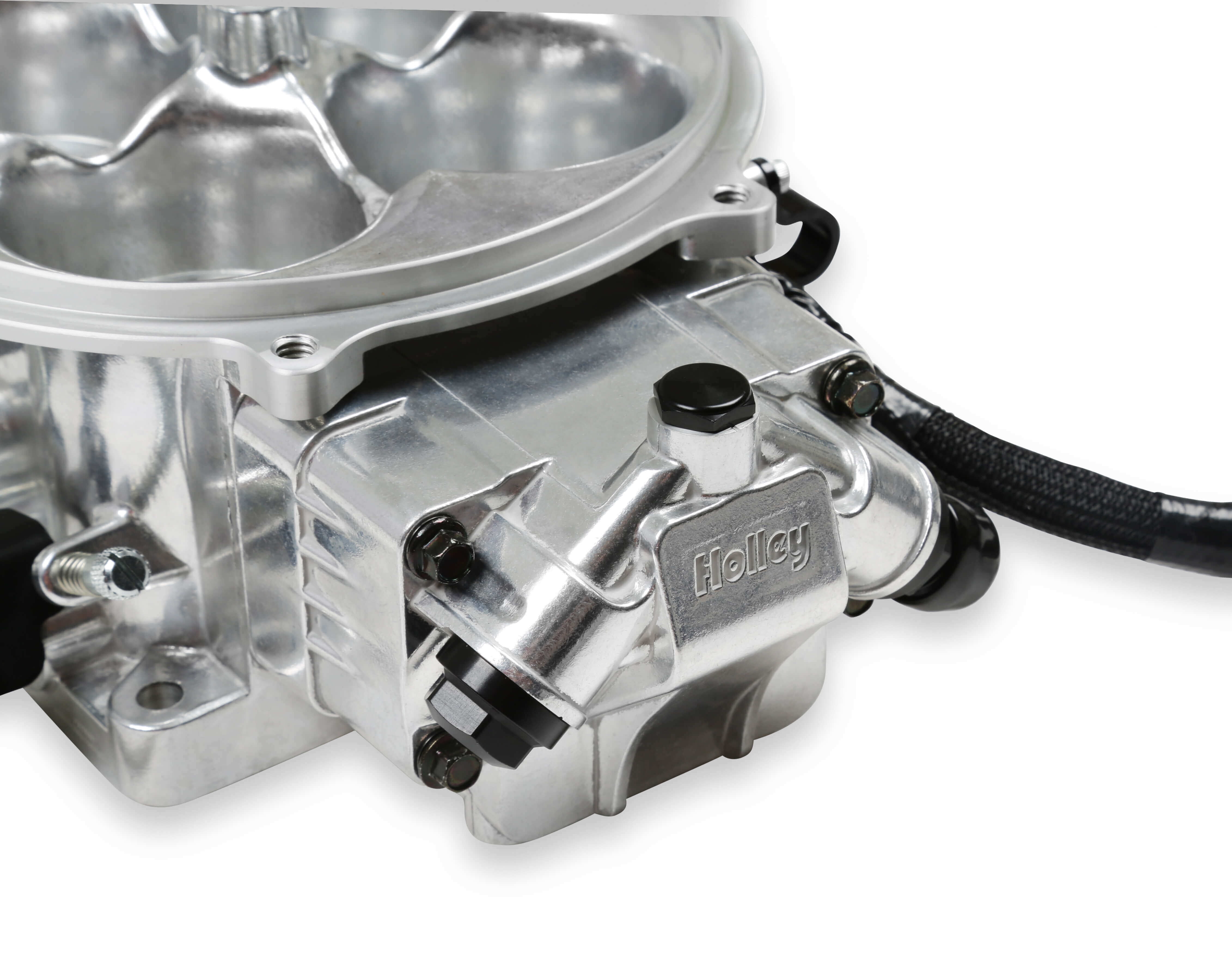 Holley EFI 534-305 Terminator X Stealth 4500 Throttle Body - Shiny