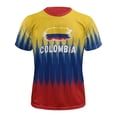 thumbnail image 2 of CONZONE Mens Colombia Soccer T-Shirts Short Sleeve International Football T Shirts for Men Crew Neck Graphic Casual Summer Tee Tops, 2 of 4