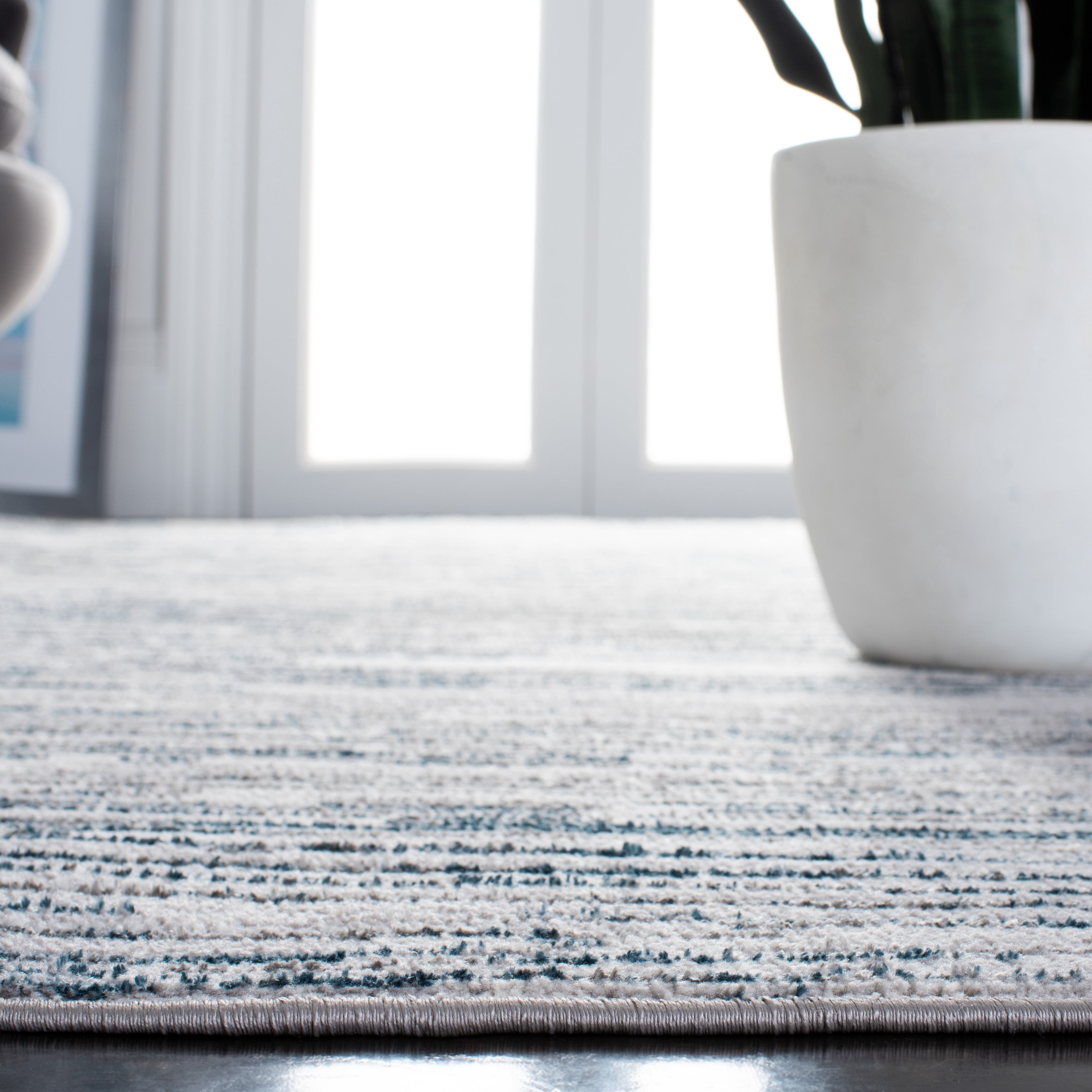 SAFAVIEH Orchard Edythe Distressed Area Rug, Grey/Blue, 10' x 14'