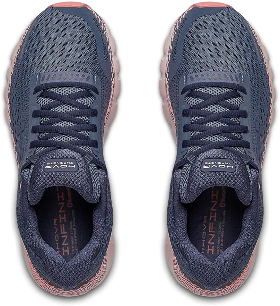 Under Armour Women's HOVR Infinite 2 Running Shoe, Hushed Blue (400)/Peach Frost, 8.5 Walmart