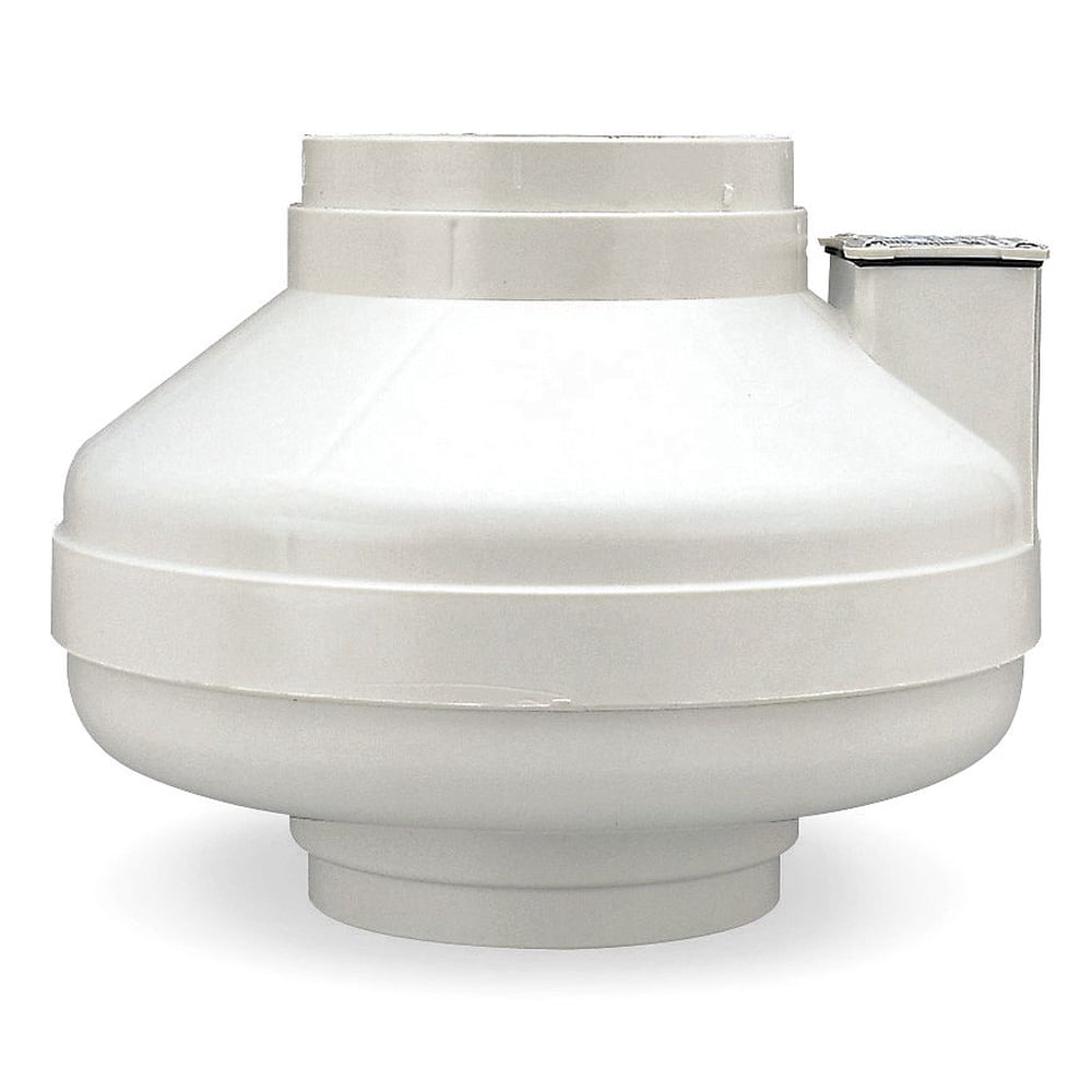 Fantech Thermoplastic Inline Centrifugal Duct Fan, Fits Duct Dia. 4