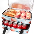 thumbnail image 5 of Valentine's Day Large Capacity Double Layered Insulated Lunch Bag, 2 Compartment Refrigerated Meal Bag for Hand Carry, 7.1x11.4x16.1 Inches, 5 of 6