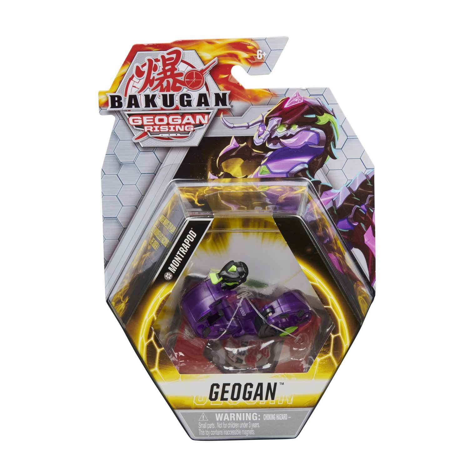 Bakugan Geogan, Montrapod, Geogan Rising Collectible Action Figure and Trading Cards