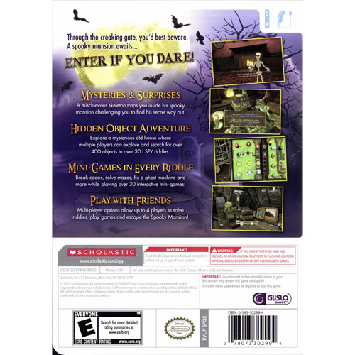 i spy spooky mansion wii