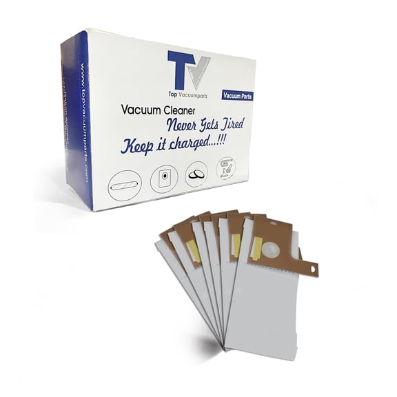 Replacement Part For Eureka Sanitaire [6] Allergy Style J Vacuum Bags, Athena, Boss Power Upright, Limited Edition, Power Plus Vacuum Cleaners, 2270, 2271, 2272, 2273, 2900-2920 # 309