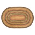 thumbnail image 4 of Country & Primitive Reversible Jute Braided Rug, Timber Trail Gold, Beige & Red 6 x 9' Oval Suitable for Kitchen, Living Room, Bedroom, Vintage Area Rug, Colorful Jute braided Rug For Entryway., 4 of 5