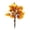 F#070, variant on Artificial Maple Leaf Stem, Fall Decorations for Home Thanksgiving Centerpiece, Realistic Soft Rubber Faux Sunflower Pumpkin Bundle, Autumn Harvest Mantel Shelf Kitchen Table Arrangement