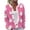 BF33_Pink, variant on IYYVV Halloween Sweaters for Women Button Knit Cardigan Long Sleeve Ghost Graphic Cute Spooky Fall Winter Trendy Tops 2026 Saffron 2XL