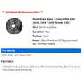 thumbnail image 2 of Front Brake Rotor - Compatible with 2006, 2008 - 2009 Nissan 350Z, 2 of 2