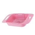 thumbnail image 1 of Telescopic Kitchen Drain Rack Retractable Fruit Basket for Dish Holding 1Pcs, 1 of 3