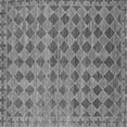 thumbnail image 1 of Ahgly Company Indoor Square Abstract Gray Contemporary Area Rugs, 4' Square, 1 of 1