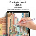 thumbnail image 5 of Office  Waterproof Anti Slip Shockproof Ergonomic Grip Cover USB-C Touch Pen Sleeve Tablet Stylus Protective Case PURPLE, 5 of 8