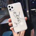 thumbnail image 1 of Funda de teléfono divertida de silicona suave para iPhone 14 13 11 Pro Max 12 SE2020 7 8 Plus XR XS Max Funda trasera transparente de lujo Funda Coque Tan Jianjun unisex, 1 of 2