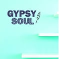 thumbnail image 1 of Custom Decals Gypsy Soul Wall Art Size: 20 X 40 Inches Color: As Seen, 1 of 1