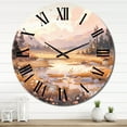 thumbnail image 3 of Designart "Summit Serenity High Altitude Peace" Landscapes Oversized Wall Clock, 3 of 5