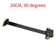 thumbnail image 2 of Cable adaptador PCI-E Yashi 3.0 extensión 90 grados negro, 2 of 5