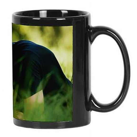 Printtoo PersonalizedPhotoCollage CoffeeMugCouple Custom Picture Ceramic CupDishwasher & Microwave Safe- 11 Oz -Black