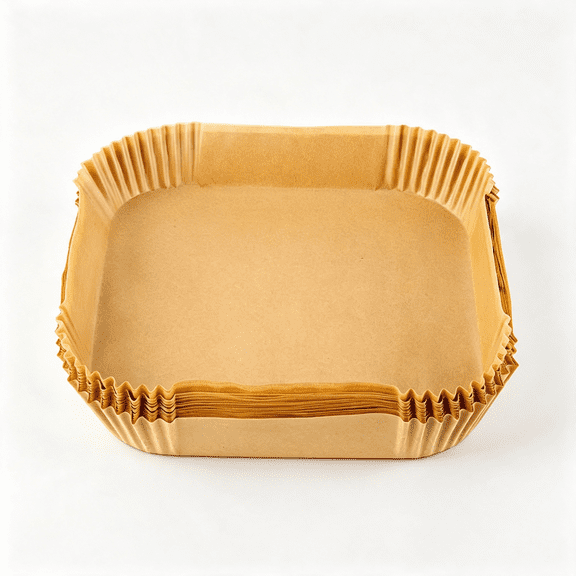 CCOCC 7.9" Air Fryer Disposable Paper Liner for Instant Vortex,100 Pcs Square Parchment Liners for Cosori,Air Fryer Accessories,Non-Stick