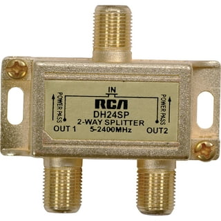 Buy RUNCCI-YUN 2-Way Aerial Splitter - Cable TV Splitter Coax Plug