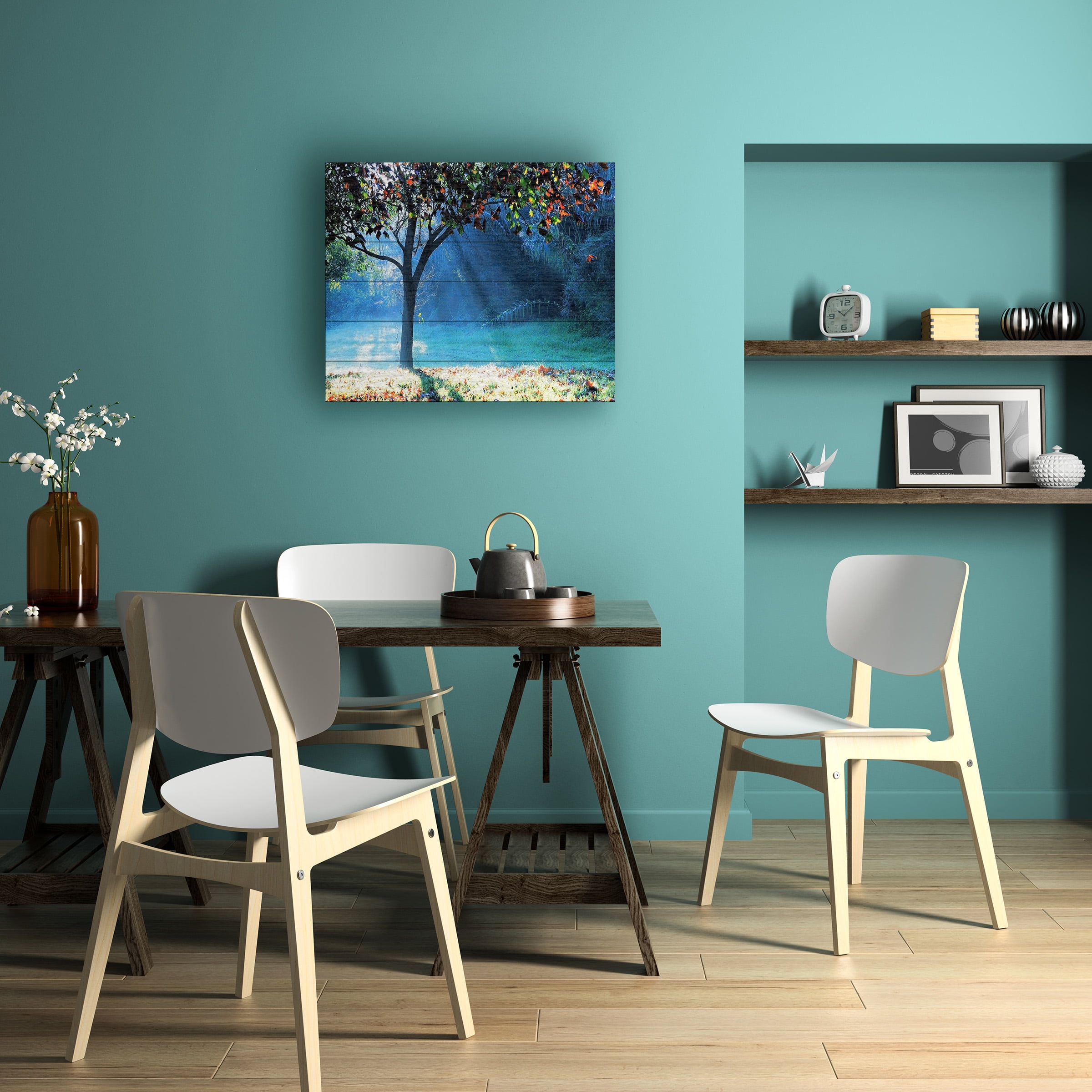 Beata Czyzowska Young 'Rays of Hope' Wood Slat Art