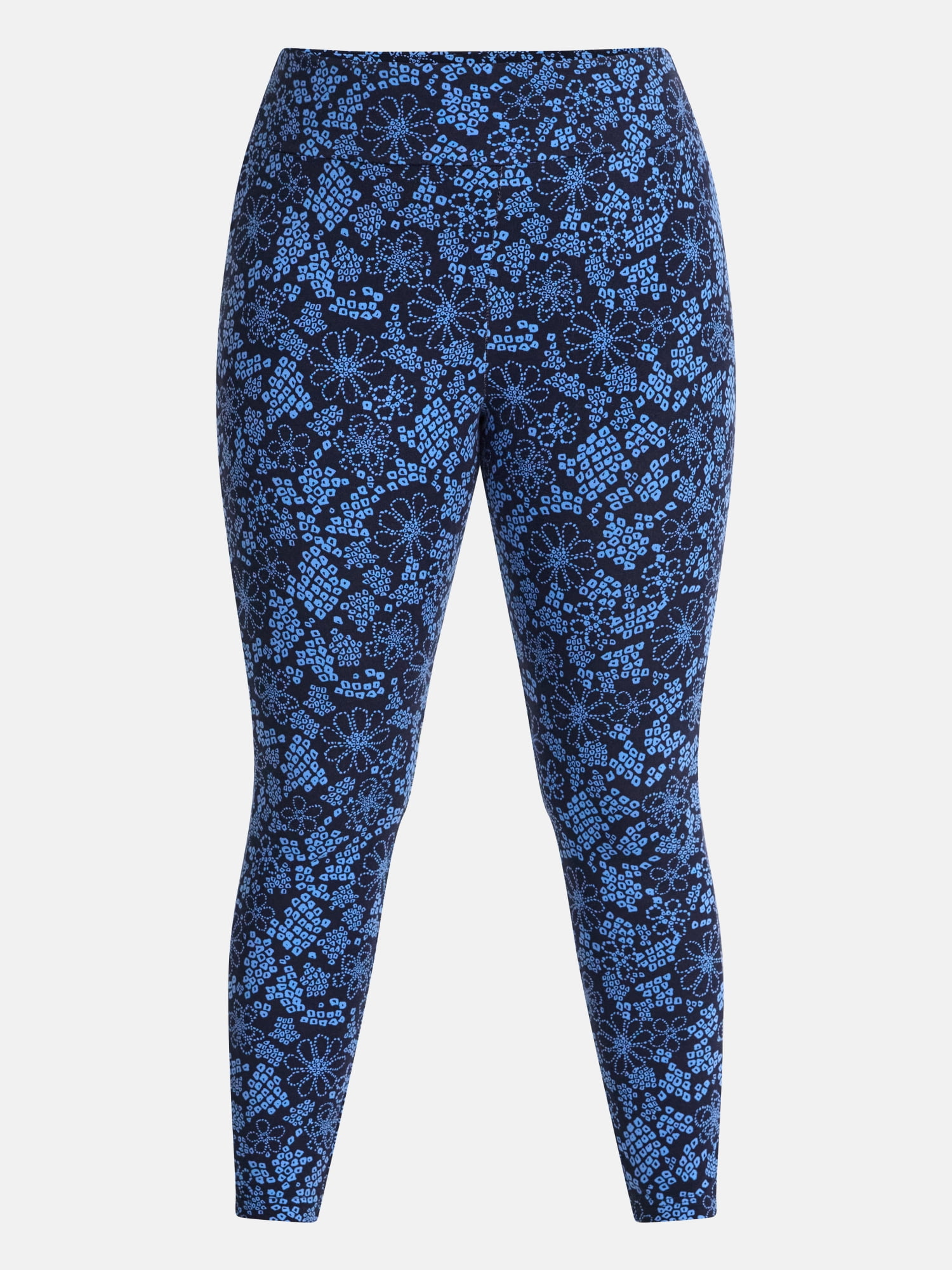 Terra & Sky Women's Plus High Waist Full Length Leggings, Sizes 0X-5X
