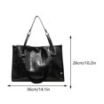 thumbnail image 2 of Bolso Mano Informal para Mujer Bolso Hobo Informal Bolso Compras Versátil (negro), 2 of 8