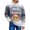Grey-5, variant on Merry Christmas Sweatshirt for Men Long Sleeve Crewneck Loose Casual Cute Reindeer Print Pullover Sweatshirts