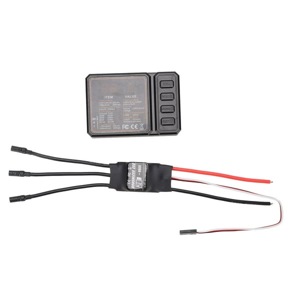 RC Schilless Esc, 20A RC Controlador de Velocidad Eléctrica Sin Escobillas Respuesta Rápida Del Acelerador 2-3S Guardias Múltiples de Entrada de LIPO AVIón Modelo