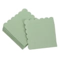 thumbnail image 1 of WHAMVOX 100Pcs Green Disposable Paper Napkins Natural Wood Pulp Cocktail Napkins for Graduation Parties, 1 of 6