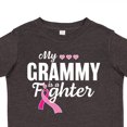 thumbnail image 4 of Inktastic Breast Cancer Awareness My Grammy is a Fighter Boys or Girls Toddler T-Shirt, 4 of 5