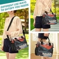 thumbnail image 5 of FORMRS Insulated Lunch Bag for Work School Unisex Large Capacity Cooler with Shoulder Strap, Mountains at Dawn, 5 of 6