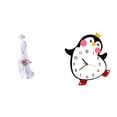 thumbnail image 1 of Figura de escritorio,Estatua de niña linda de escritorio,adorno nórdico moderno,Figura de niña para oficina,porche,dormitorio y sala de estar.,Reloj de pared,Reloj de pared silencioso y, 1 of 8