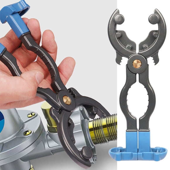 Gas Tank Pressure Relief Wrench | Liquefied Gas Valve Opener | Multifunction Disassembly Pliers | Non-Slip ABS Handle | Fits 24-50mm Valves | Durable Steel | 18cm | 1 Pack