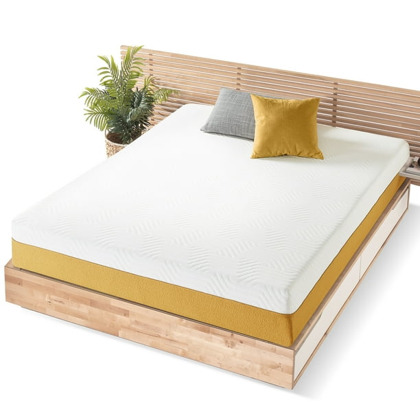 Mellow Lagom 10 Hybrid Bamboo Charcoal Memory Foam Pocket Spring Mattress Twin Walmart 